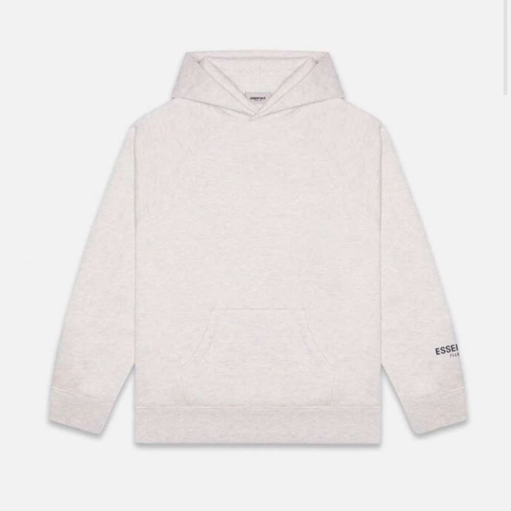 Fear of God Essentials Heather Gray Hoodie (S)